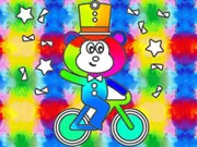 Hình ảnh game Coloring Book: Monkey Rides Unicycle