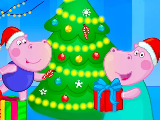 Hình ảnh game Hippo Christmas Calendar