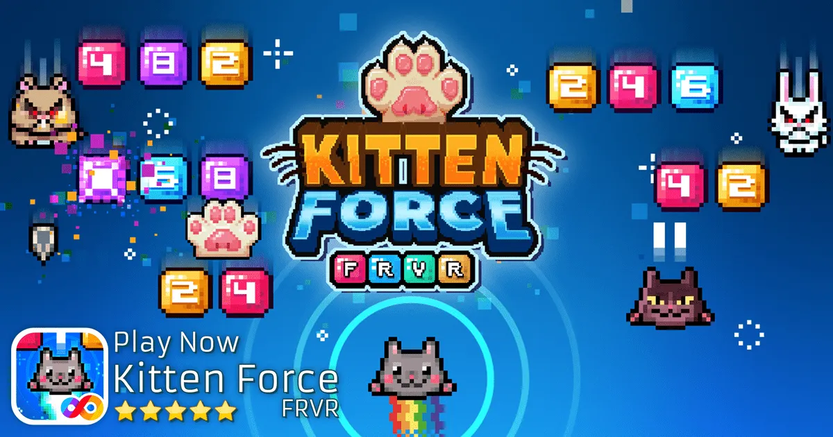 Hình ảnh game Mèo Không Gian Bắn Súng Kittenforce